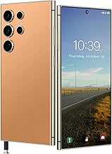 I24 Ultra 5G Unlocked Cell Phone - 6.8" HD+ Display, 8GB+256GB, 6800mAh Battery, Android 13 Smartphone with Stylus Pen, 108MP Camera, Dual SIM, Face ID (Orange)