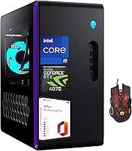 Alienware Aurora R16 Gaming Desktop PC, Intel 24-core i9-13900F (up to 5.6GHz), GeForce RTX 4070, 64GB DDR5 RAM, 4TB SSD, 2TB HDD, Wifi 6E, 12 USB Ports, Win 11 Pro & Microsoft Office Lifetime License