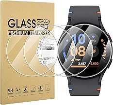 4-Pack for Samsung Galaxy Watch FE 40mm Tempered Glass Screen Protector,[Anti-Scratch] 9H Hardness protective film