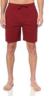 Men's Waffle Contrast Logo Lounge Shorts