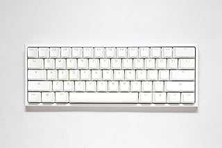 One 2 Pro Mini White Edition Mechanical Keyboard, RGB LED - Cherry Blue (US)