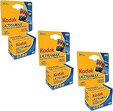 Ultramax 400 Color Print Film 36 Exp. 35mm DX 400 135-36 (108 Pics) (Pack of 3), Basic