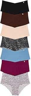 Women's No Show Cheeky Underwear, Minimal Coverage Panties for Women, Multi Pack (XS-XXL)