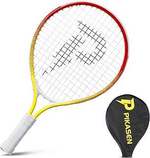 17"-25" Kids Tennis Racket Best Starter Kit for Kids Age 4 and Under with Shoulder Strap Bag and Mini Tennis Racket Toddler Tennis Raquet