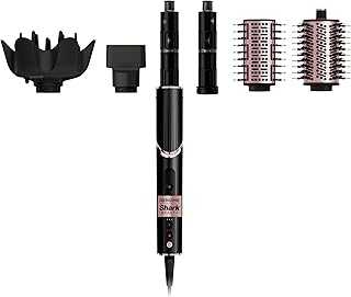 Hair Dryer | FlexStyle Hair Styling System | Portable & Powerful Blow Dryer Brush | Hair Curler & Volumizer | 6 Styling Tools Included | Best for All Hair Types | Black | HD440BK