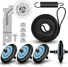 Dryer Repair Kit Replacement for Samsung Drum Roller DC97-16782A, Dryer Belt 6602-001655, Idler Pulley DC93-00634A, fits DV48H7400EW/A2 DV40J3000EW/A2 DV45H7000EW/A2 DV52J8700EP/A2 DV448AEP DV419AEW