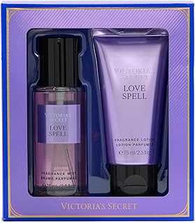 Love Spell Mini Fragrance Duo Gift Set, Notes of Cherry Blossom and Fresh Peach