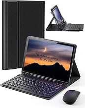 Case Keyboard for Samsung Galaxy Tab S6 Lite 10.4 inch 2024 2022 2020 Built-in Pencil Holder with Mouse - Black