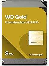 8TB WD Gold Enterprise Class Internal Hard Drive - 7200 RPM Class, SATA 6 Gb/s, 256 MB Cache, 3.5" - WD8005FRYZ