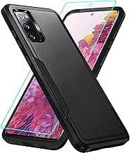 for Galaxy S20 FE 5G Case with Screen Protection: Heavy Duty Protective Shockproof and Scratch Proof Cell Phone case for Samsung Galaxy S20 FE 5G-Black