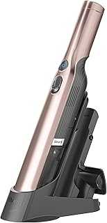 WV201RGBRN WANDVAC Cordless Hand Vac, Lightweight and Portable at 1.4 lbs. with Powerful Suction, Charging Dock, One-Touch Empty for Car & Home, Rose Gold