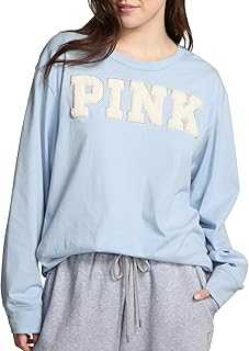 Pink Cotton Long Sleeve Campus Ringer T Shirt (XS-XXL)