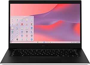 14" Galaxy Chromebook Go Laptop PC Computer, Intel Celeron N4500 Processor, 4GB RAM, 64GB Storage, ChromeOS, XE340XDA-KA2US, Student Laptop, Back to School Ready, Silver