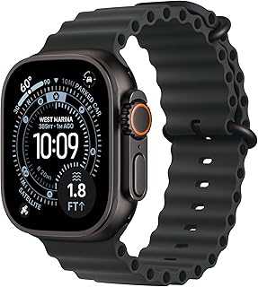 Watch Ultra 3 [GPS + Cellular 49mm] Running & Multisport Smartwatch w/Rugged Titanium Case w/Black Ocean Band. Satellite Communications, Advanced Health & Fitness Tracking