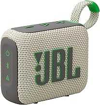 Go 4 - Ultra-Portable, Waterproof and Dustproof Bluetooth Speaker, Big Pro Sound with Punchy bass, 7-Hour Built-in Battery, Made in Part with Recycled Materials (Sand)