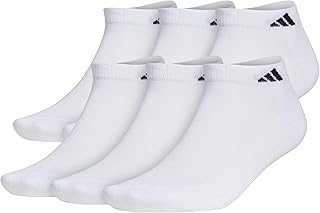 Men's Athletic Cushioned Low Cut Socks with Arch Compression for a Secure Fit (6-Pair)