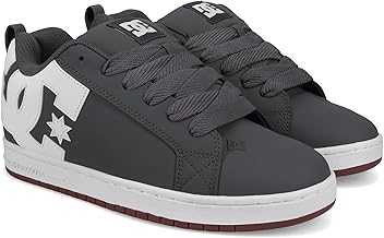 Men's Court Graffik Skate Shoe, Grey/White
