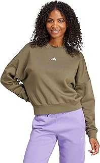 adidas Women’s Essentials Small Logo Feel Cozy Sweatshirt
