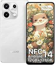 Note 100 Unlocked Phone,8-core Android 14 Cell Phones,12(6+6) GB+128GB Expand 1TB,6.8''HD+120Hz Display,50MP Camera,5000mAh+20W Fast Charge Dual SIM Android Phones,NFC,Face ID+Fingerprint,GPS
