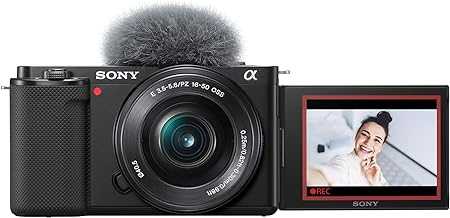 Alpha ZV-E10 - APS-C Interchangeable Lens Mirrorless Vlog Camera Kit - Black