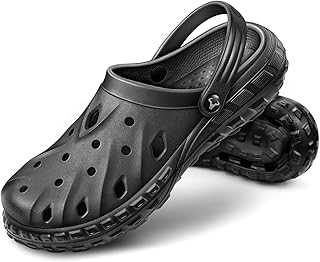 Men Clogs,Comfortable Mules Sandals for Men Women Cushioned Footbed Arch Support-EVA Ligthweight