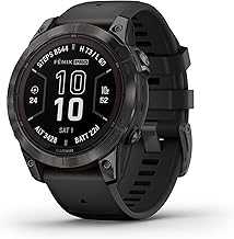 fēnix 7 Pro Sapphire Solar, Multisport GPS Smartwatch, Built-in Flashlight, Solar Charging Capability, Black