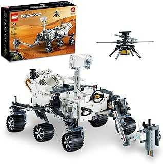 Technic NASA Mars Rover Perseverance Advanced Building Kit for Kids Ages 10 and Up, NASA Toy with Replica Ingenuity Helicopter, Gift for Kids Who Love Engineering and Science Projects, 42158