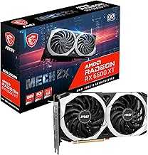 MSI Gaming AMD Radeon RX 6600 XT 128-bit 8GB GDDR6 DP/HDMI Dual Torx Fans FreeSync DirectX 12 VR Ready OC Graphics Card (RX 6600 XT MECH 2X 8G OC)