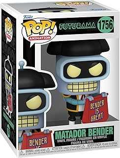 POP TV: Futurama - Bender - (Matador) - Collectable Vinyl Figure - Gift Idea - Official Merchandise - for Kids & Adults - TV Fans - Model Figure for Collectors and Display