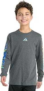 Boys' Long Sleeve Spectrum of Light Heather Tee