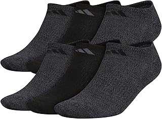 Men's Athletic Cushioned Socks, 6-Pack No Show with Arch Support