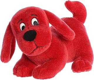 Aurora® Playful Clifford® Stuffed Animal - Childhood Nostalgia - Lasting Companionship - Red 8.5 Inches
