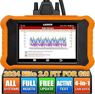 2025 LAUNCH Creader Elite V2.0 fit for GM Bi-Directional Scan Tool, All Reset Full System Diagnostic Scanner, AUTOVIN, Full OBD2 Code Reader for Buick/Chevrolet/Cadillac/GMC, Lifetime Free Update
