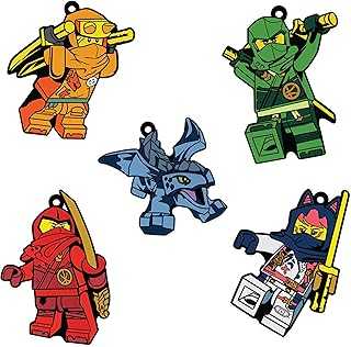 Lego Ninjago Magnet Bundle - Arin, Kai, Riyu, Lloyd, Sora - 1 Each