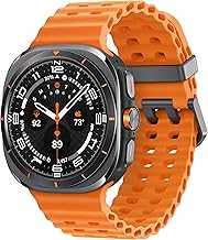Galaxy Watch Ultra 47mm LTE AI Smartwatch w/Energy Score, Wellness Tips, Heart Rate Tracking, Sleep Monitor, Fitness Tracker, GPS, 2024,Titanium Gray [US Version, 1Yr Manufacturer Warranty]