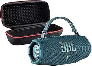 Charge 6 Portable Bluetooth Speaker (Blue) | IP68 Waterproof, DustProof, and DropProof, Outdoor Wireless Audio |28Hrs Playtime + Travel Case Bundle