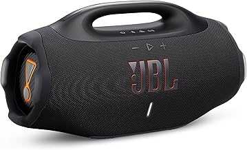 Boombox 4 - Most Powerful Portable Waterproof Speaker with Massive Pro Sound, Up to 34 Hours of Playtime, & Multi-Speaker Connection by Auracast™ (Black)