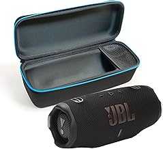 Charge 6 (Black) + Bundle with divvi! Protective Hardshell Case (Black)