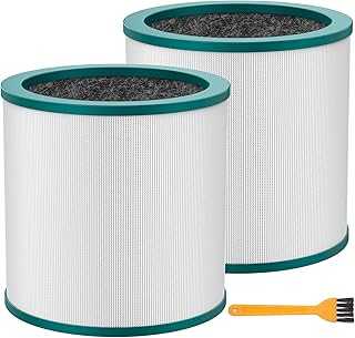 Replacement Air Purifier Filter for Dyson Tower Purifier Pure Cool Link TP01, TP02, TP03, BP01, Compare to Part 968126-03，2 Pack
