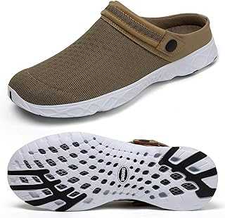 Men's Women's Quick Dry Garden Shoes Lightweight Breathable Gardening Clog Water Shoes Mesh Sandals for Sports Outdoor Beach Pool Exercise