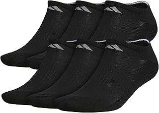 Men's Athletic Cushioned 6-Pack No Show, Socks for Men