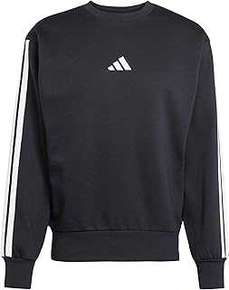 Men's Essentials 3-Stripes Fleece Sweatshirt
