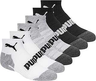 Boys' 6 Pack Quarter Crew Socks