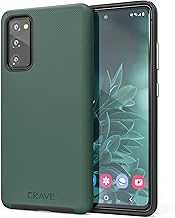 Crave Dual Guard for Samsung Galaxy S20 FE Case, Shockproof Protection Dual Layer Case for Samsung Galaxy S20 FE, S20 FE 5G - Forest Green