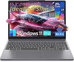 Laptop Computer, Intel 10-Core i7-13620H (Beat Ultra 7 255U), 40GB DDR5 RAM, 1TB PCIe SSD, 15" FHD+, WiFi 6, Bluetooth 5.2, Type-C, Copilot AI for Business & Home, Luna Grey, Windows 11 Pro
