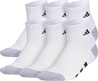 Unisex Kids Quarter Ankle Socks for Boys and Girls Youth (6-Pack) Athletic Cushioned and Comfortable