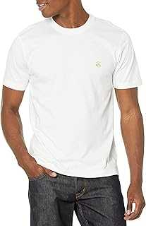 Men's Short Sleeve Cotton Crew Neck Logo T-Shirt