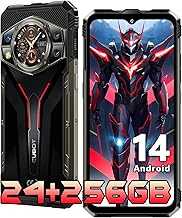 KingKong AX 2024 Rugged Phone Unlocked-Android 14/ MTK G99/ 24GB RAM+256GB ROM Dual SIM Smartphone/ 6.58" &1.32" Dual Screen/100MP Rugged Smartphone/ IP68 IP69K Waterproof Cell Phone/33W/GPS/NFC
