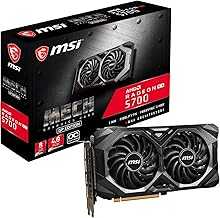 MSI Gaming Radeon RX 5700 Boost Clock: 1750 MHz 256-bit 8GB GDDR6 DP/HDMI Dual Torx 3.0 Fans Crossfire Navi AMD Radeon FreeSync Graphics Card (RX 5700 MECH GP OC) (Renewed)