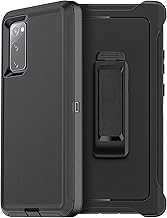 OtterBox Samsung Galaxy S20 FE 5G (FE ONLY - Not Compatible with Other Galaxy S20 Models) Defender Series Case - Black, Rugged & Durable, with Port Protection, Includes Holster Clip Kickstand
